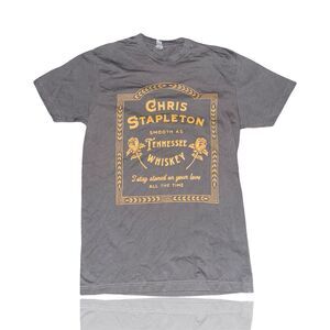 Chris Stapleton "Smooth as Tennessee Whiskey" Men's T-Shirt Black S